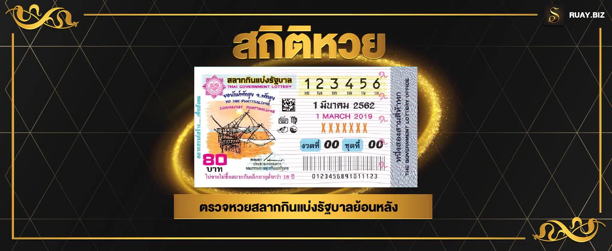 สถิติหวยย้อนหลัง